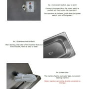 INTBUYING Electric Fruit Ice Cream Mixer Machine Frozen Yogurt Milkshake