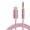 Pink, variant on High Quality For Huawei Extender For Xiaomi Type-c to 3.5mm 3.5mm Interfaces Auxiliary Power Cable Audio Extension Cable GOLD