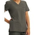 thumbnail image 6 of Scrubstar Henley Breathable Multi-Pockets Scrub Top (Women's), 6 of 6
