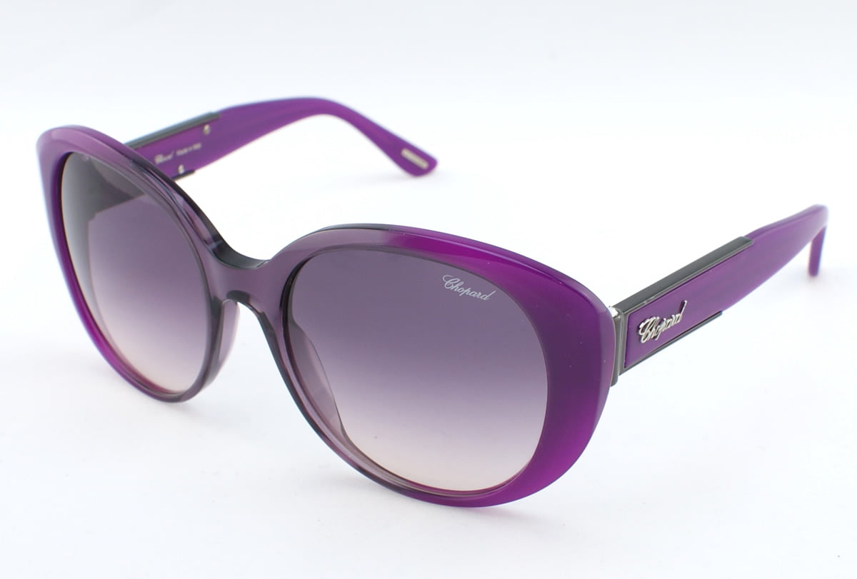 Chopard Women's Black Sunglasses and box SCH 208S 0GR4  56mm 