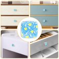 thumbnail image 5 of 4 Pieces Set Drawer Pulls Handle Square Wardrobe Cabinet Knobs with Stainless Steel Screws Furniture Kitchen Decor, 5 of 5