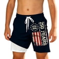 thumbnail image 4 of WERYOUNG Boy's Swim Trunks With Compression Liner Patriotic Printed Swim Shorts Kids Youth Independence Day Beachwear Holiday Vacation Beach Soft Swimwear Bottoms, 4 of 4