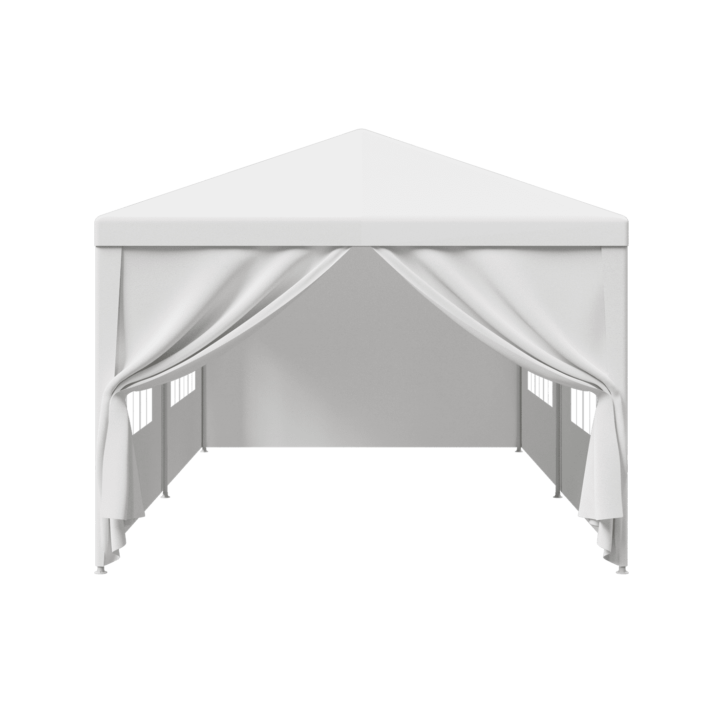 ZenSports 10'x20' Outdoor Gazebo Canopy Wedding Party Tent Storage Shelter Pavilion, White