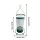 thumbnail image 2 of Comedero Giratorio a Prueba de Golpes con Rotación Activada Por Peso | Suspensión Externa | Capacidad de 5 Libras | Comedero para Diversas Aves - Yuy250908001, 2 of 7
