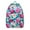 Greenish-blue, variant on Flowers Print Travel Backpack for School College and Work, Large Capacity Bookbag with Laptop Sleeve, Durable Everyday Commuting Backpack, Sunflower Floral Design Unisex Gift for Teens Adults