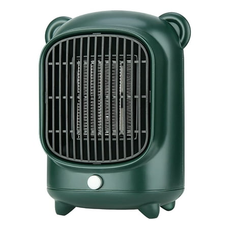 

PWPSG Mini Desk Heater with Fast Warm-Up and Quiet Operation Silent Electric Desktop Heater for Instant Comfort Safe and Efficient Small Heater with Constant Temperature Control Green