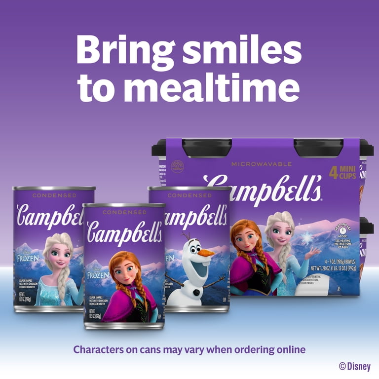 Campbell's, Kids Soup, Disney Frozen Souper Shapes Pasta with