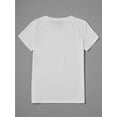 thumbnail image 2 of Waikiki Beach Hawaiian Surf Graphic Print Stylish Casual Short Sleeve, Summer Fit Fit, Crew Neck Women'S T-Shirt, 2 of 6