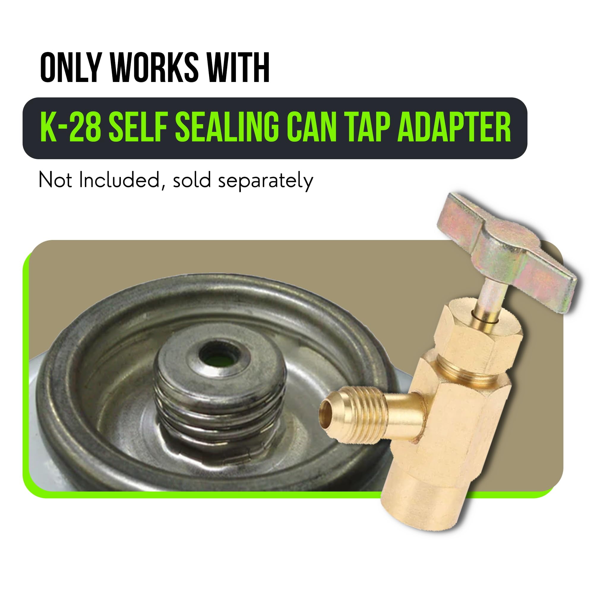 Leak Saver R600a Refrigerant - Upright Charging Self Sealing Can - 6oz Can - R600a for HVAC for Use in a 6oz Self-Sealing Container (3 Pack) - K28 Can Tap Adapter NOT Included