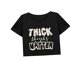 thumbnail image 5 of Camiseta corta de verano con cuello redondo para mujer, camiseta recortada para ir de compras en la calle L, 5 of 7