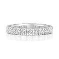 thumbnail image 2 of 18k White Gold 3.1mm Flat Women Diamond Wedding Band/Ring Brilliant Cut 1.91 Carat G - SI VS, 2 of 3