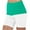 Mint Green, variant on Plebaso Shorts for Women High Waisted Color Block Beach Shorts Stretch Sports Athletic Workout Yoga Shorts