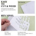 thumbnail image 2 of Rollos de vinilo HTV HTV de HTVRONT, de transferencia de calor, 10 x 8 pies, color blanco, 2 of 7