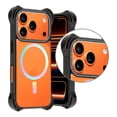 thumbnail image 3 of Funda, Mica, Carcasa Transparente Ultra Bounce Para Iphone 17 Pro Magsafe Negro Tornasol, Ultra Resistente, Protector Alto Impacto, Mr. Gadgets, 3 of 5