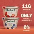 Chobani 2 Greek Yogurt, Mixed Berry Blended 5.3 oz Plastic