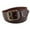 Brown, variant on Chaps 38mm Burnished Edge Leather Casual Belt (Men)