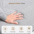 thumbnail image 2 of EGOHOME 4 inch Tri Folding Memory Foam Mattress Topper with Removable Cover, Twin Tri-Fold Mattress, Perfect for Guests or Travelers, 2 of 10