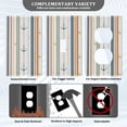 thumbnail image 3 of Yayeee Blank Wall Plate Cover 1-Gang 4.5"x2.7" Home Unused Decorative Outlet, Nautical Pattern, 3 of 7