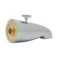 thumbnail image 4 of Westbrass D3112-26 5-1/2" Reach Brass Tub Spout with Rear Diverter, Polished Chrome, 4 of 7