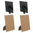 thumbnail image 1 of Uxcell Easel Back, Picture Frame Back Stand Replacement Frame Board for 10" DIY Photo Board Art 4 Pcs & Black, 1 of 7