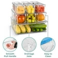 thumbnail image 5 of Sorbus 10 Count Clear Refrigerator Bins, 5 of 9