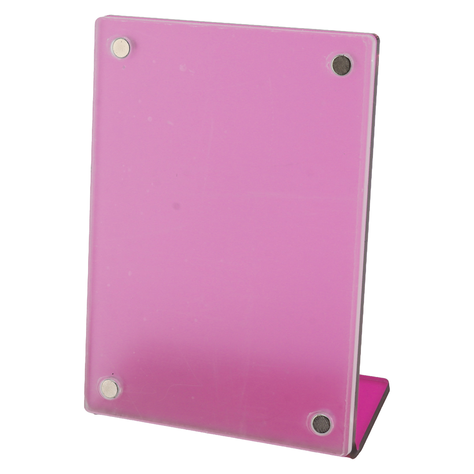 Acrylic Picture Frame 3Inch Display Stands Sign Holder Photo Slanted