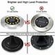 thumbnail image 3 of Solar Street Lights, 12 Led Solar Lights Compatible Outdoor Use, 6000k Garden Lights, Ip65 Waterproof, Warm White, Solar Lights, Garden Lights Compati, 3 of 5