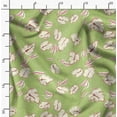 thumbnail image 2 of Soimoi Minky Green Fabric By the Yard - 56 Inch Wide - Leaves Pattern Fabric - Botanical and Elegant Designs for Various Uses Printed Fabric, 2 of 6