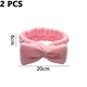 thumbnail image 2 of Diademas de belleza para mujer, extra suaves y ultra absorbentes, cómodas para lavar maquillaje, ducha, cuidado de la piel, Spa, banda gruesa para el cabello para niñas, 2 of 5