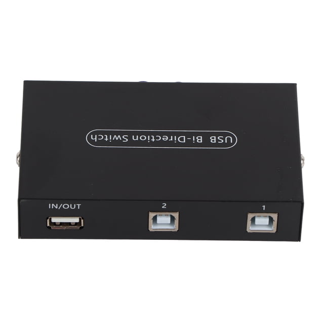 Commutateur de Partage, Commutateur de Partage USB 2.0 2/4 Ports pour Commutateur de Partage d'Imprimante pour Scanner de PC Haute Performance