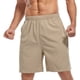 thumbnail image 2 of Pantalones cortos SPOSULEI para hombre, atléticos, de secado rápido, ligeros, color caqui, 2 of 7
