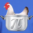 thumbnail image 3 of CafePress - Chicken Pot Pi Dark T Shirt - Men's Classic Graphic Cotton T-Shirt, 3 of 4