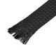 Nylon Tressé Extensible Gaine de Fil de Câble Manchon Noir 6.8M x 16mm – image 2 sur 2