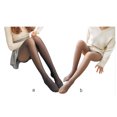 thumbnail image 3 of Minnieouse Pantalones de mujer calcetín medias térmicas de invierno pantimedias con forro polar de moda estirable ajustado Sexy mallas para damas Prendas para la parte inferior del cuerpo Gris Claro Minnieouse AP013777-02, 3 of 6