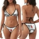 thumbnail image 3 of Disketp Moose Kissing Under Mistletoe para Bañador de Dos Piezas para Mujer, Bikini Sexy Halter String, Conjunto de Bikini en Triángulo, 3 of 6