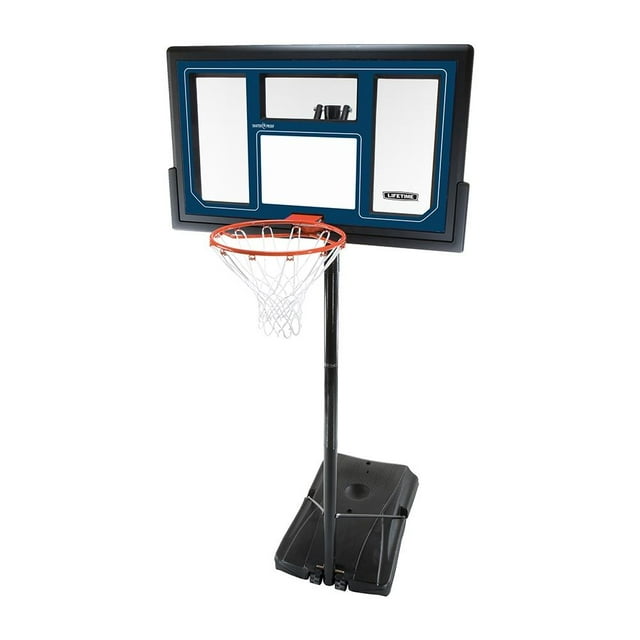 Tablero de Basquetbol Lifetime Ajustable Portátil 50 Pulgadas Blanco