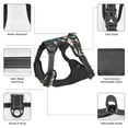 thumbnail image 6 of Lsque Vintage Floral Dog Harness, No-Pull Pet Harness with 2 Leash Clips, Adjustable Soft Padded Dog Vest with Easy Control Handle for Large Dogs-, 6 of 9