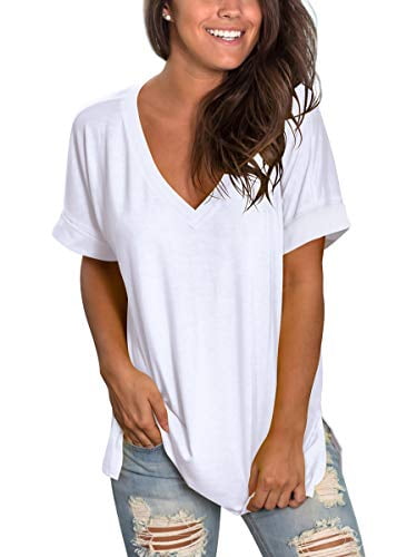 White flowy top short sleeve Clearance