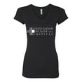thumbnail image 2 of Grey Sloan Grey's Anatomy Pop Female Junior Fit V-Neck Tee, Black, Small, 2 of 3