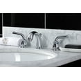 thumbnail image 2 of Kingston Brass KB911RXL Restoration Widespread Bathroom Faucet with Pop-Up Drain, Polished Chrome, 2 of 5