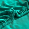 thumbnail image 6 of TOPCHANCES Wingback Chair Covers, Stretch Velvet Wing Chair Armchair Slipcover Furniture Protector For Living Room Bedroom, Malachite Green, 6 of 6