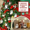 thumbnail image 3 of 10 Pieces Forest Animals Ornaments Woodland Animal Faux Fur Plush Hanging Ornaments Family Educational Playset for Fall, Christmas, Winter Birthday Party Supplies(Owls), 3 of 6