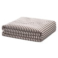 thumbnail image 1 of Washable Brown Stripe Summer Air Conditioning Comfoter Quilt Blanket (S), 1 of 8