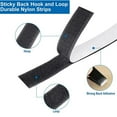 thumbnail image 2 of 2/5M Magic Sticker Tape Self Adhesive Extra Strong Double Sided Adhesive with Sticker Pad Fluffy Hook and Loop Fastener 20-50m white 2Meters 30mm Width, 2 of 5