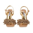 thumbnail image 2 of Ninety Union Lady Couture Lust Rhinestone Petals Dressy Sandals, Gold, 10, 2 of 5