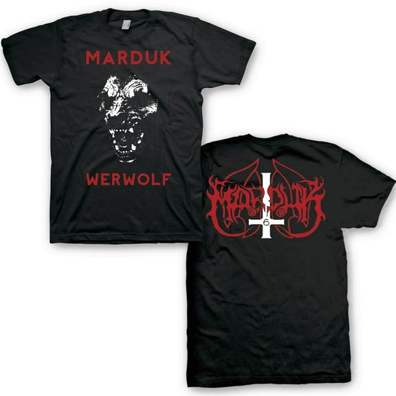 Men's Marduk Werewolf T-shirt XX-Large Black