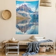 thumbnail image 2 of Glacier National Park Tapestry, Clouds on Lake McDonald with a Reflection on Water in Blue Tones, Wall Hanging for Bedroom Living Room Dorm Decor, 40W X 60L Inches, Multicolor, by Ambesonne, 2 of 5