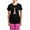 With Pink Pant, variant on CafePress - Pink Eiffel Tower Women's Dark Pajamas - Women's Short Sleeve Print T-Shirt and Pants Dark Cotton Pajama Set