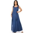thumbnail image 5 of Sakkas Riva Women's Sleeveless Chemise + Over Dress Medieval Celtic Renaissance - Navy - L/XLP, 5 of 5