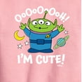 thumbnail image 2 of Toy Story - Alien Ooh I'm Cute - Toddler & Youth Crewneck Fleece Sweatshirt, 2 of 4